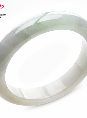 豪8印象手镯之家S825080Y232翡翠手镯圈口56.5mm天然缅甸a货玉镯