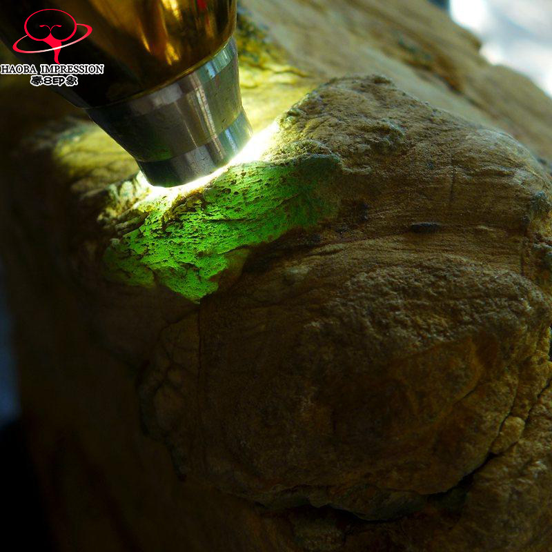 豪8印象Z26398G113脱沙有种有色老坑木那缅甸翡翠原石3335.03g