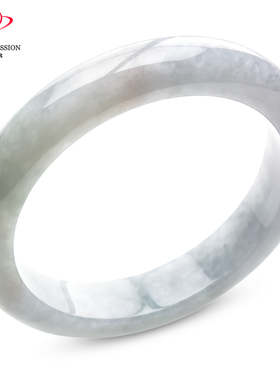 豪8印象手镯之家S225018Y482翡翠手镯圈口57.7mm天然淡紫淡绿玉镯