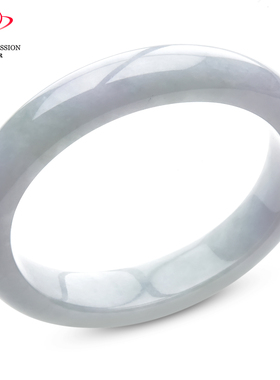 豪8印象P26018P510翡翠贵妃手镯圈口56.4mm冰糯种白底浅绿玉镯