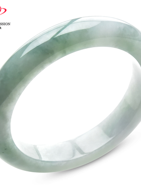 豪8印象手镯之家S525048Y291翡翠手镯圈口54.1mm天然a货缅甸玉镯