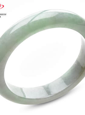 豪8印象P26018P404翡翠手镯圈口55.8mm天然缅甸冰糯种淡绿a货玉镯