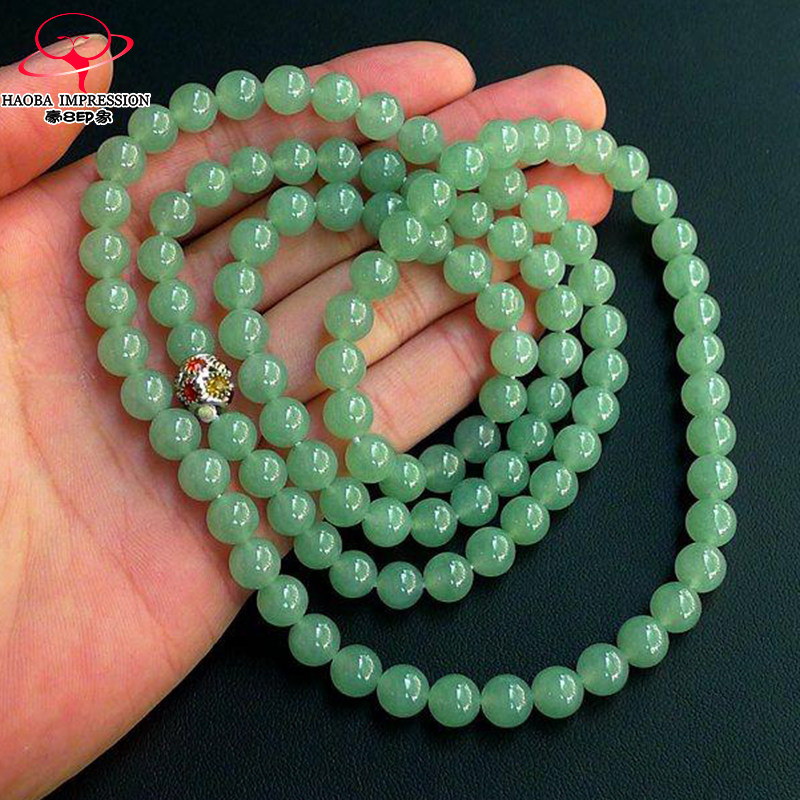 豪8印象L26080L212翡翠项链冰糯种天然缅甸a货果绿玉佛珠手串,珠宝/钻石/翡翠,颈饰,淘宝优惠券,粉丝福利购,淘宝优惠卷