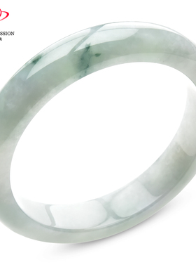 豪8印象手镯之家S1825180Y174翡翠手镯圈口56.8mm天然飘花玉镯