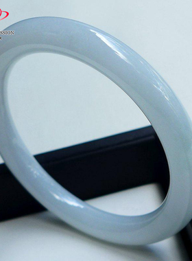 豪8印象手镯之家Z26058Z300翡翠圆条手镯圈口53.0mm浅绿浅紫玉镯