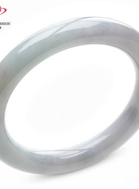 豪8印象P26048P331翡翠手镯圈口57.8mm冰糯种浅绿天然缅甸玉镯