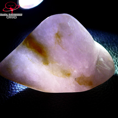 豪8印象Z26015G363通透冰紫挂件毛料玉石 缅甸天然翡翠原石67.62g