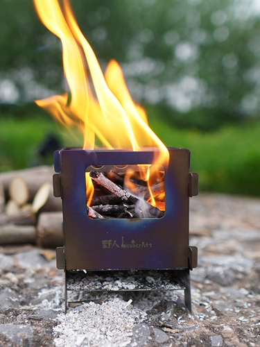 Savage Bushcraft Outdoor Camp Pure Titanium Portable Fire Carcoal Card складная складная складная складная складная печь