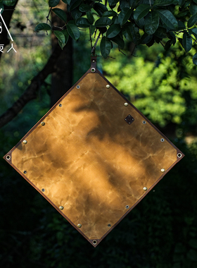 野人bushcraft户外野营露营防水帆布多功能采集袋防护置物收纳袋