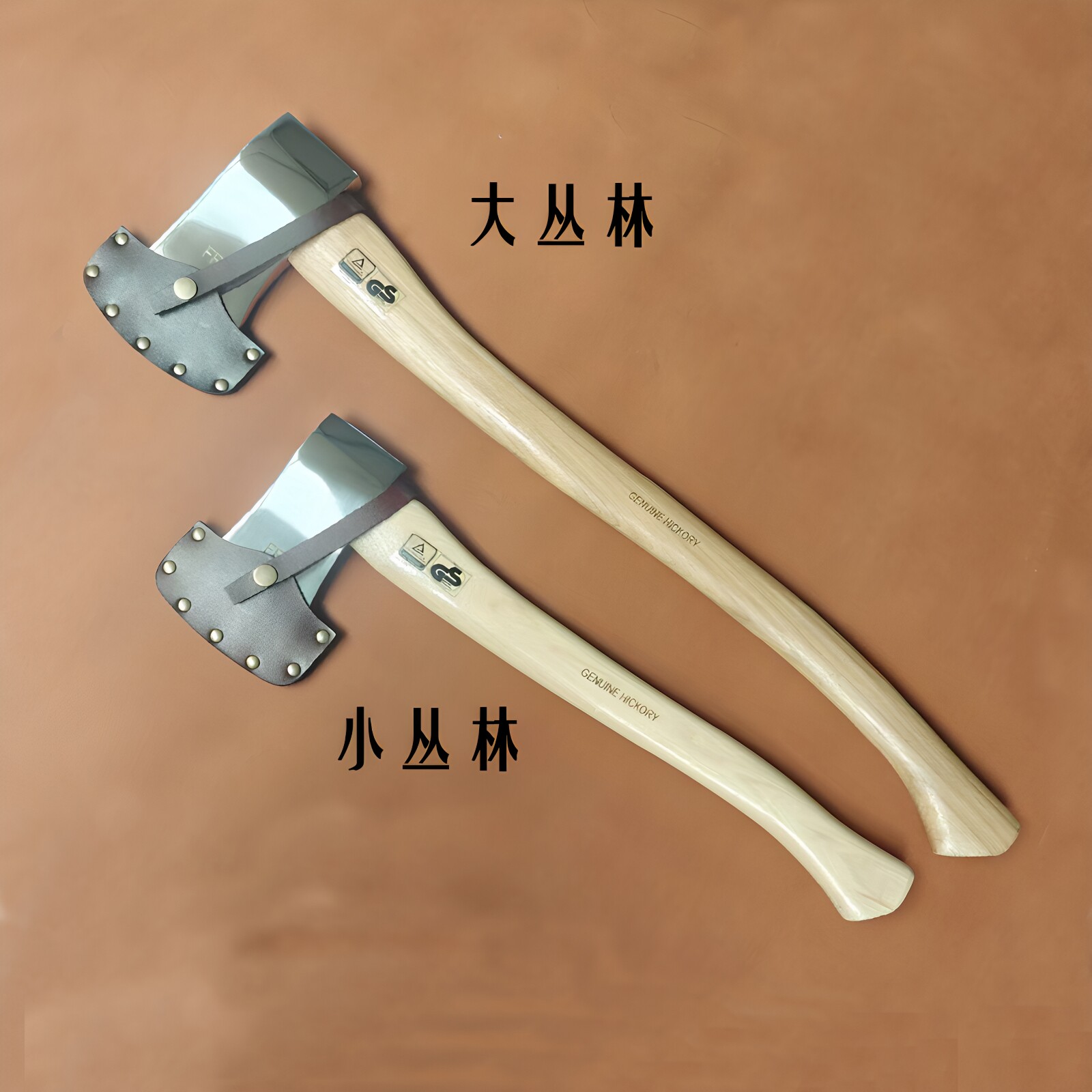 野人bushcraft户外bc露营装备斧头野营进口丛林斧劈柴砍树伐木斧 - 实物图