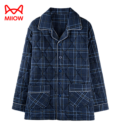 猫人上衣单件三层夹棉加厚男士