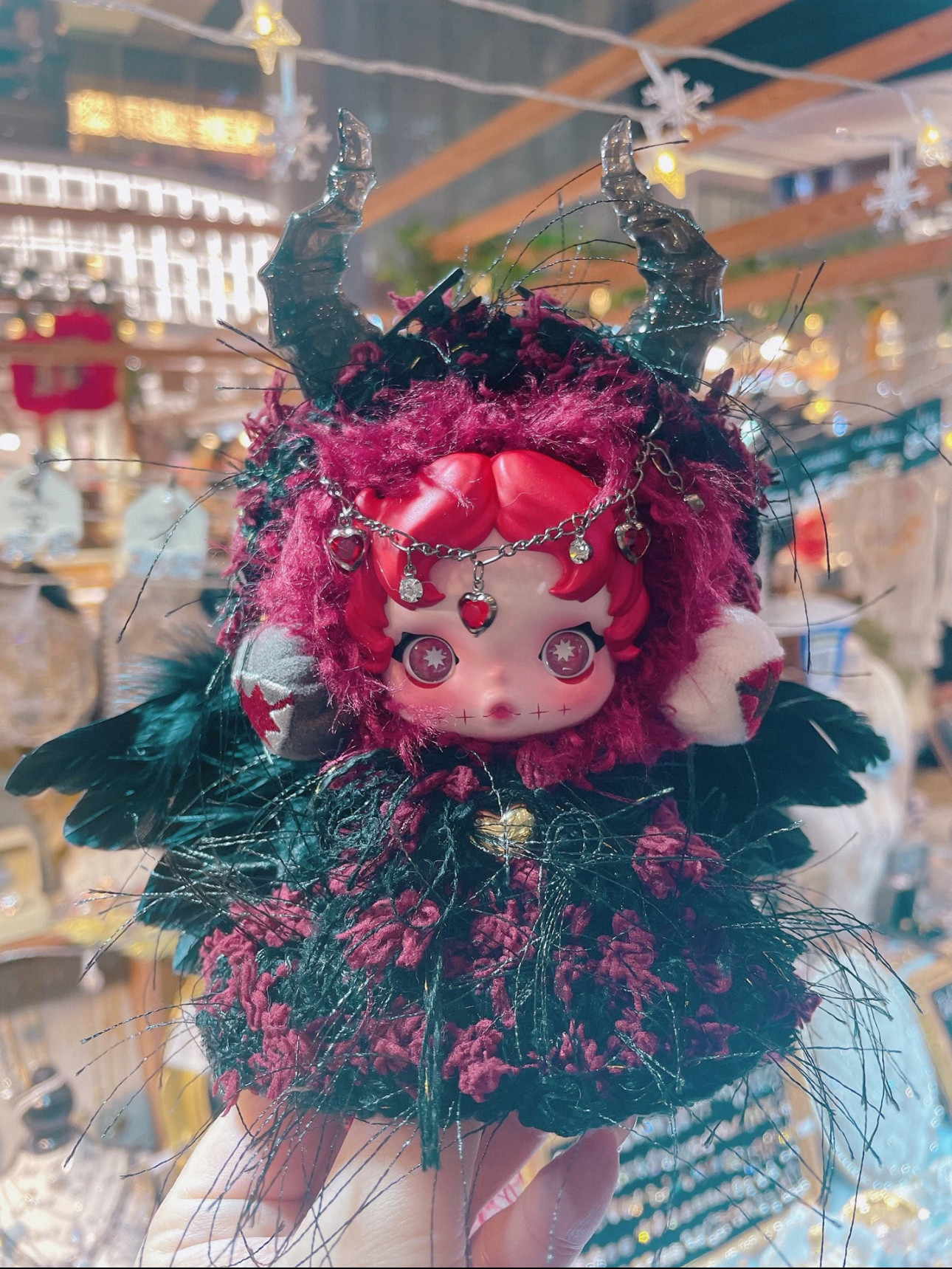 【手工】SP光织园娃衣朝晖清池skullpanda娃娃不眠剧场衣服钩针