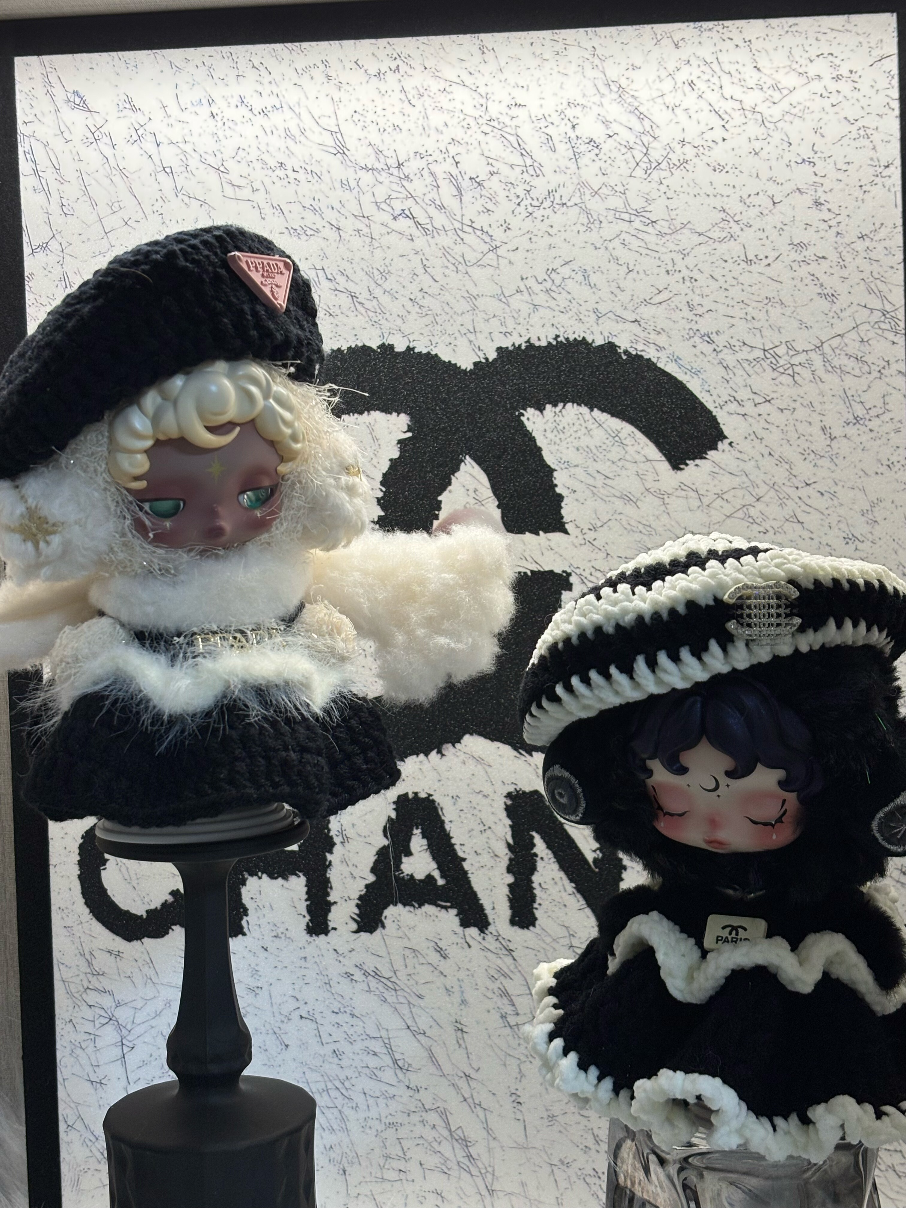 【手工钩织】SP娃衣不眠剧场星夜之眸困困光织园skullpanda衣服