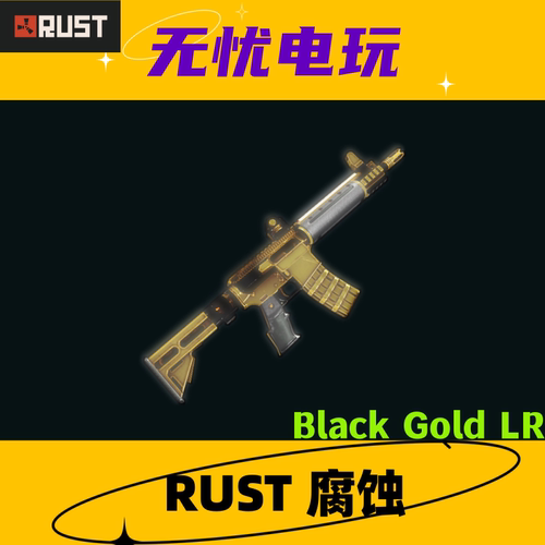 Rust腐蚀皮肤 LR-300皮肤 Black Gold LR 非掉宝 现货秒发