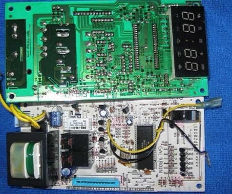 主板微波炉wd800bs//WD900ASL23-2电脑板GAL9801N-02格兰仕控制板