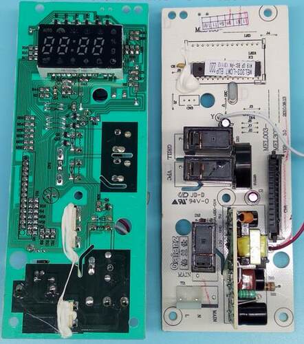 拆机格兰仕微波炉G80F20CN1L-DG(WO)电脑板 MEL303-LCW7