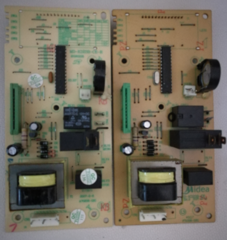 MD- kd23b-CE-R KD23B-DA-de银(NEW) 美的微波炉电脑板面控制板拆