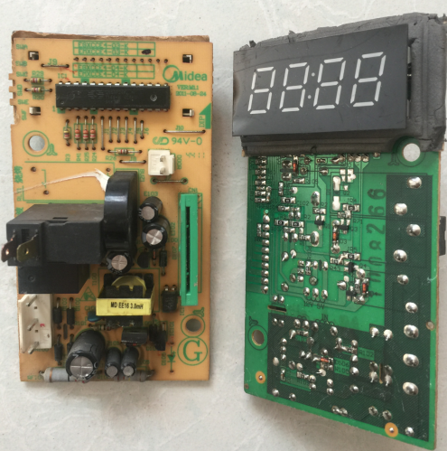 美的微波炉EM720FF2-NA1电脑板EMXCCE4-03-K控制主板显示电路板