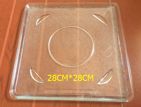 28CM*28CM原装全新美的专用方形钢化玻璃方盘 L02 M04 电子元器件市场 PCB电路板/印刷线路板 原图主图