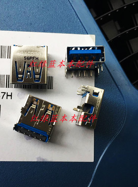 代用于笔记本T440 T440S usb接口 3.0USB插座 小板上 9针  蓝色