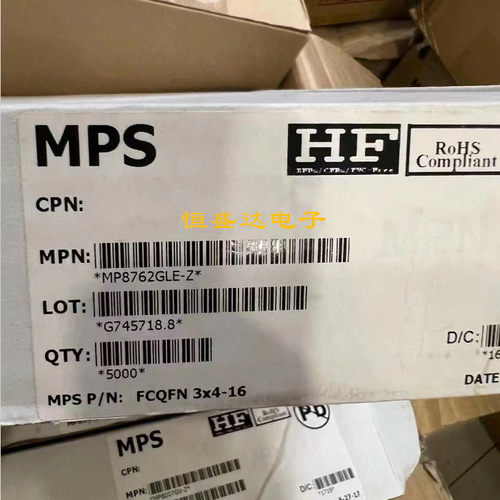 MP8762GLE-Z 丝印8762 QFN16开关稳压器10A 18V 电源芯片全新原装