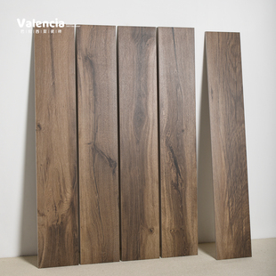 佛山全瓷胡桃色木纹砖200x1200结疤仿实木地砖客餐厅名宿防滑瓷砖