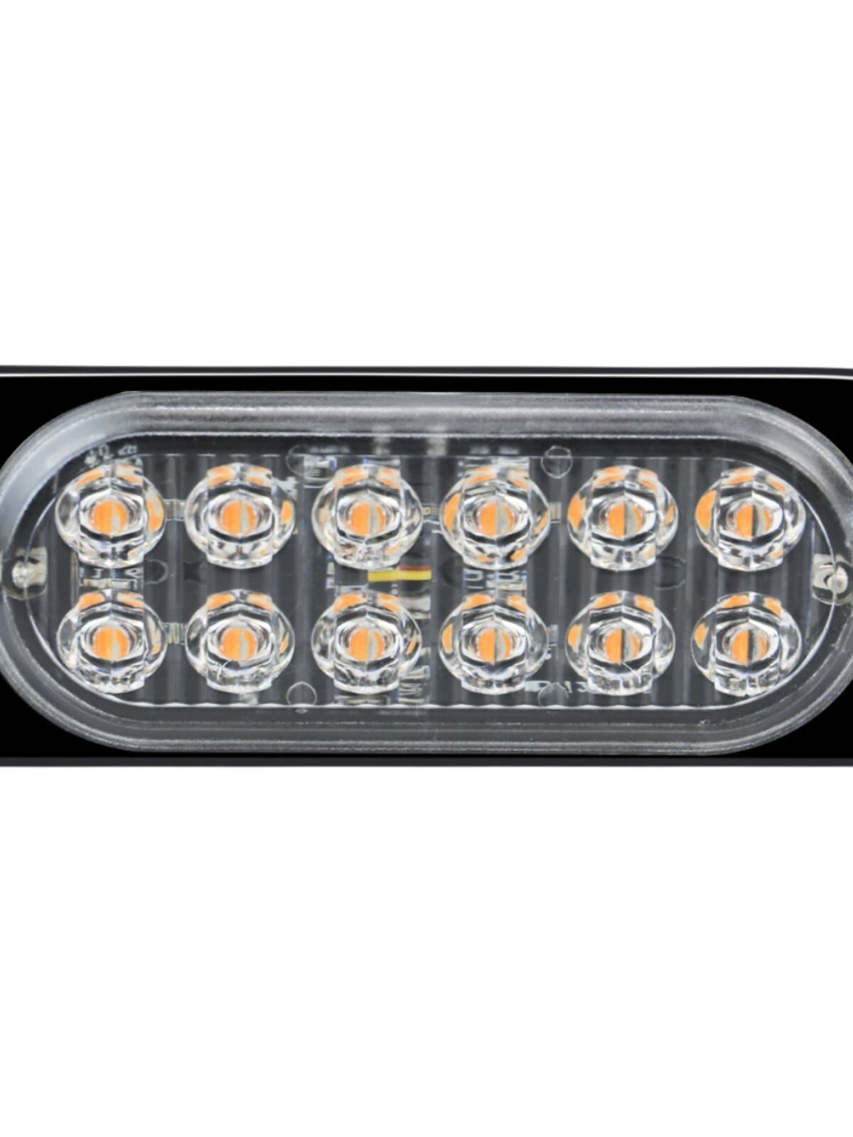 트럭 밴 12-24V 자동차 측면 신호 경고등 12LED 초박형 플래시 스트로브 라이트 36W