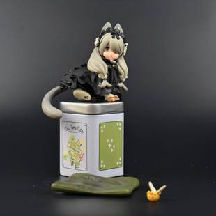 RIBOSE STAR 影法師茶会猫茶罐猫狸花猫 手办摆件 模型