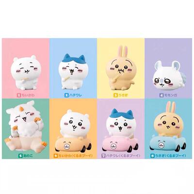 自我嘲讽熊朋友3 小车车 乌萨奇 吉伊卡哇 模型手办摆件盲盒公仔