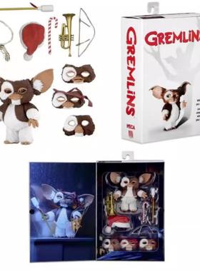 NECA Ultimate Gizmo 圣诞版 小魔怪 可动眼珠 手办模型公仔