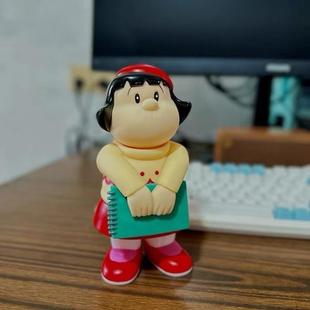 哆啦A梦初登场歪头胖虎技兰妹妹大雄静香搞怪手办玩偶可动摆件