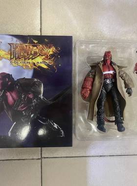 地狱男爵 Hellboy地狱男孩7寸 关节可动人偶模型手办摆件彩盒