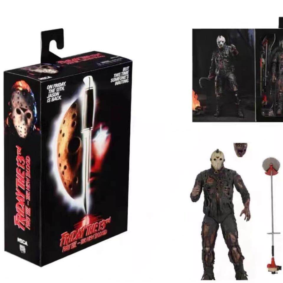NECA 42003 杰森 黑色星期五 新血版7寸盒装 可动我人偶手办模型