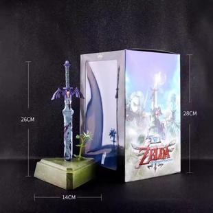塞尔达传说 林克 荒野之息 英雄之剑 大师之剑 摆件模型