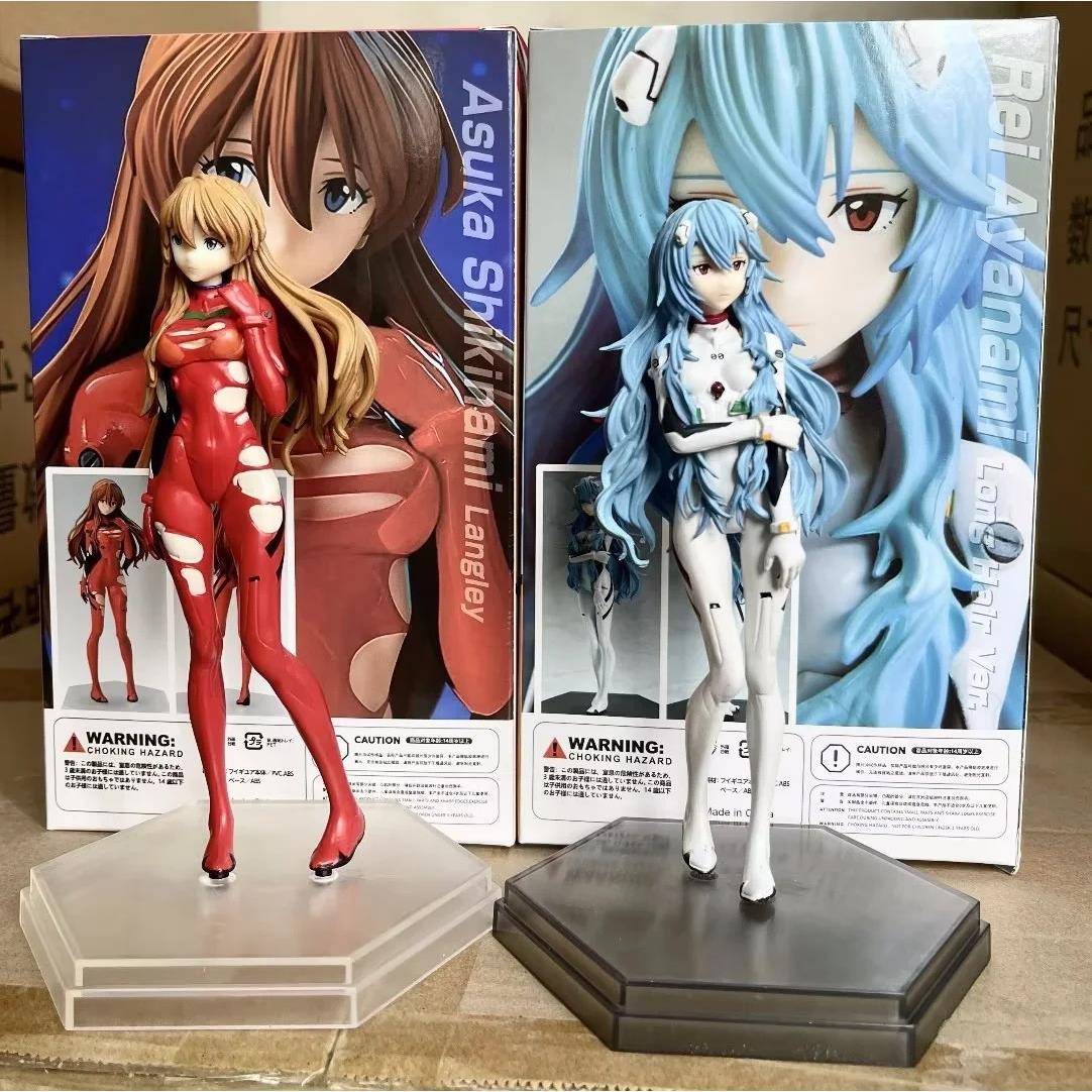 美少女 EVA 长发绫波丽 明日香 剧场版 公仔 摆件 模型 盒装手办