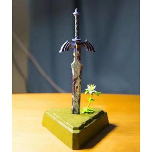 塞尔达传说 荒野之息 林克 英雄之剑 大师之剑 手办 摆件模型