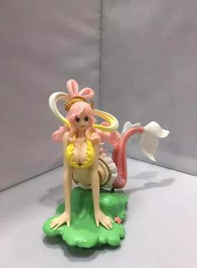 海贼王绿色景品手办：闪耀着魅力的鱼人公主小白星摆件