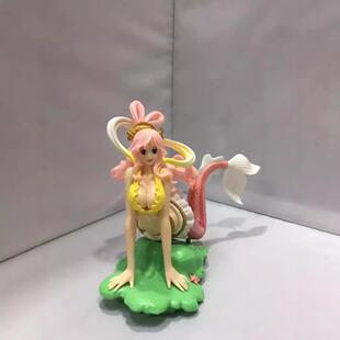 海贼王绿色景品手办：闪耀着魅力的鱼人公主小白星摆件