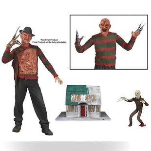 猛鬼街战士可动弗莱迪第三部 豪华版7寸可动手办人偶 模型摆件