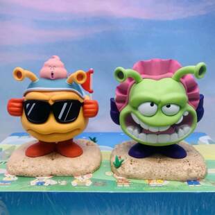 阿拉蕾 尼克家大王 家臣 IQ博士 奔跑的企鹅村 盒装摆 模型手办