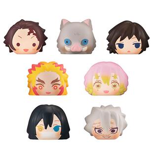 包邮第2弹7款鬼灭之刃手办公仔面包捏脸软玩偶挂件车载娃娃机玩具