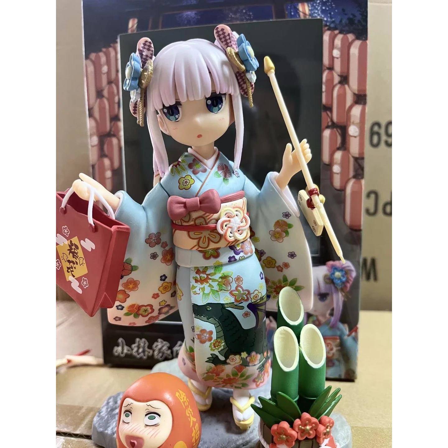 小林家的龙女仆 康娜和服版手办 康娜酱康纳酱 多配件 盒装模型