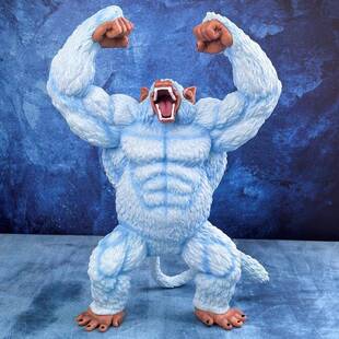 七龙珠 剧场版 变身 蓝色大猿 大猩猩 雕像动漫手办模型摆件