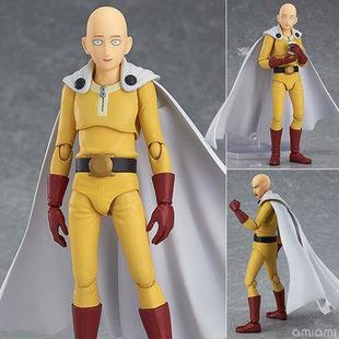 一拳超人figma 310#琦玉老师 光头 关节可动手办模型人偶公仔