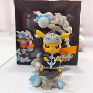 宠物小精灵 皮卡丘 COS 大熊 暴君熊 盒装手办公仔摆件模型