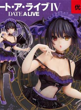 约会大作战 时崎狂三 紫色小恶魔 精灵 景品手办