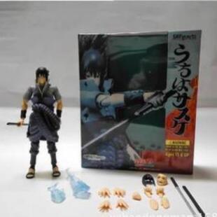 动漫 SHF 火影忍者 疾风传漩涡鸣人 宇智波佐助 关节可动手办摆件