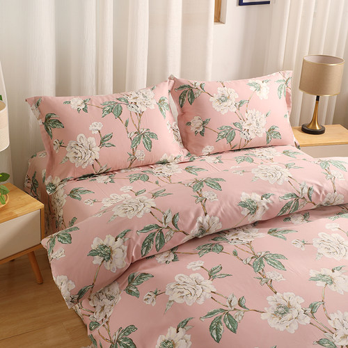 长绒棉床单被套纯棉丝滑柔软亲肤