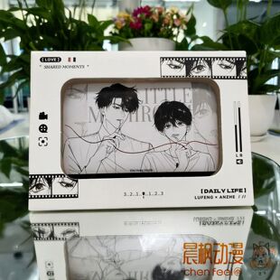 晨枫小蘑菇 陆沨x安折sharedMoments共享时光刷牙方形徽章吧唧