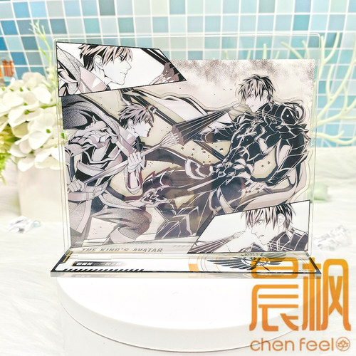 全职高手典藏官周「亚克力场景立牌 君莫笑」阅文授权正版谷子